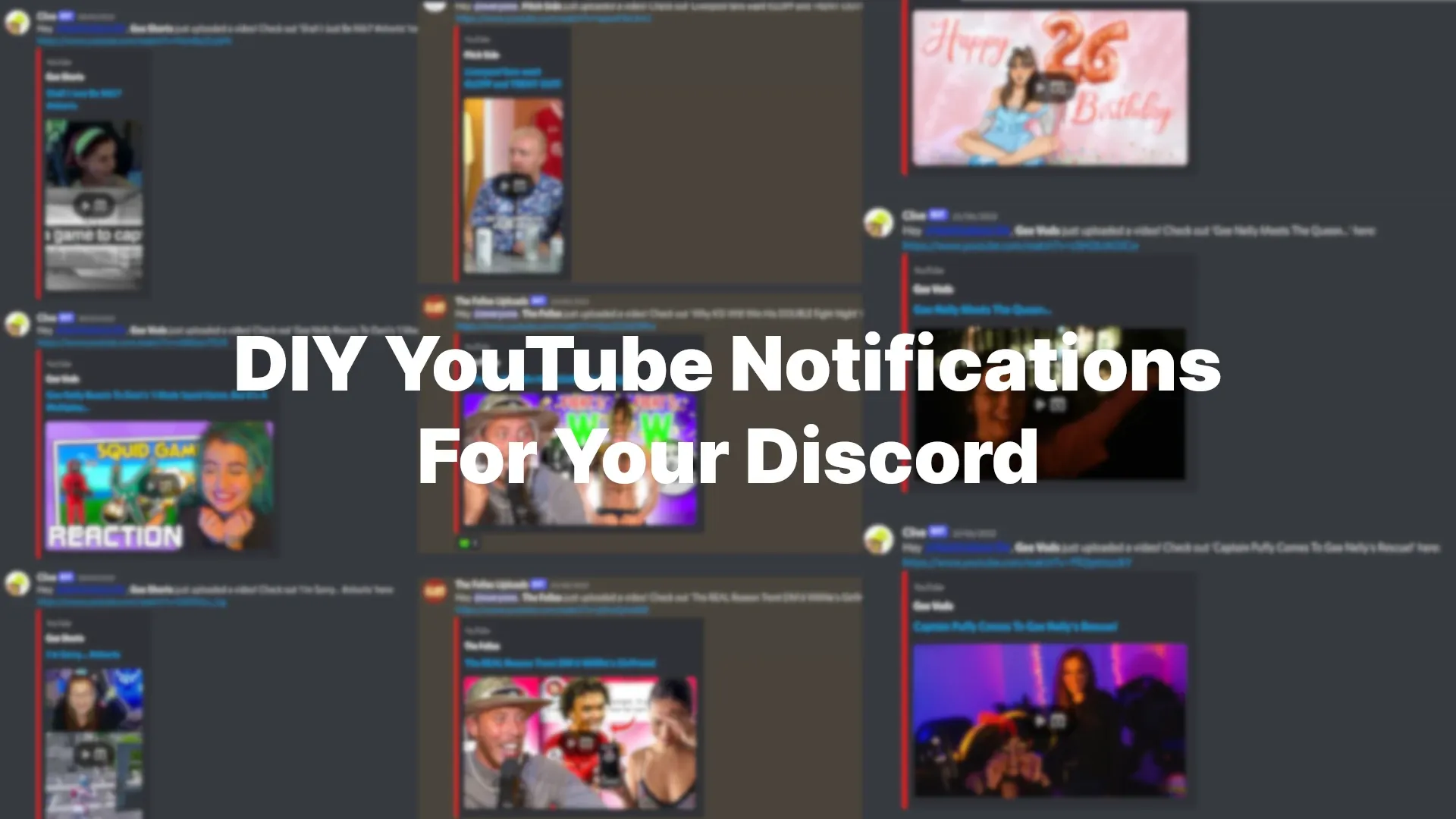 Screenshot of Discord notification messages from the tutorial