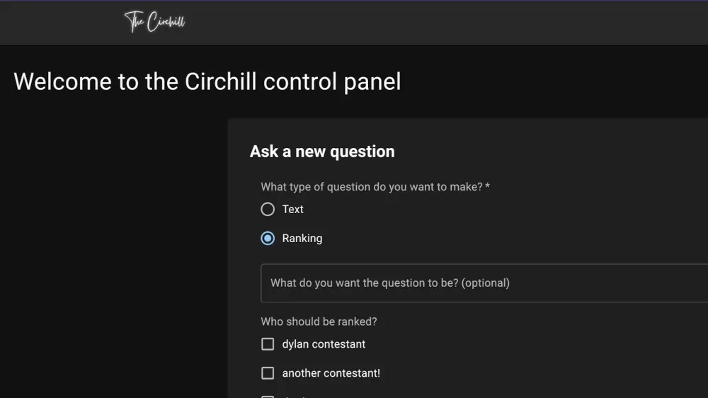 Game Show Voting Platform